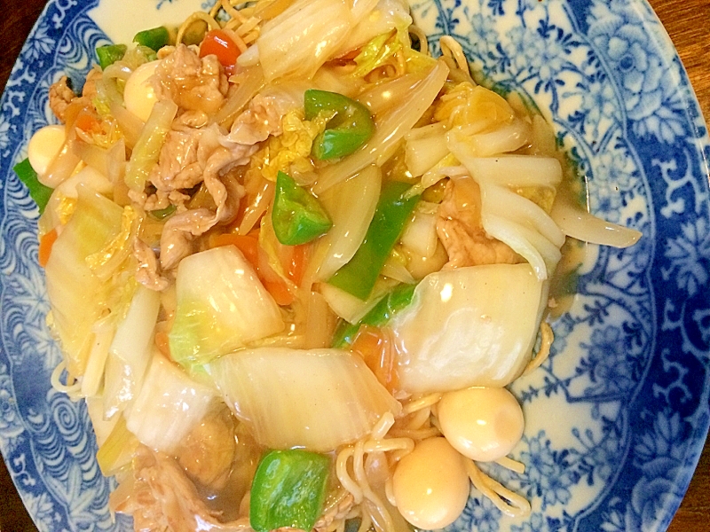 ちゃんぽん麺で☆あんかけ焼きそば レシピ・作り方 by きのこのみみ|楽天レシピ